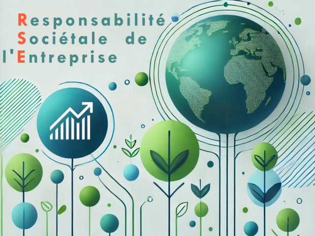 visuel sur la responsabilité societale de l'entreprise (RSE)