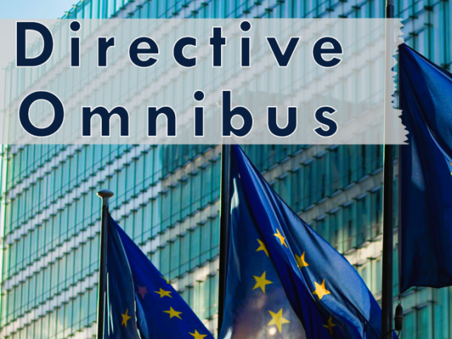 Merci au projet de Directive Omnibus, on respire mieux !