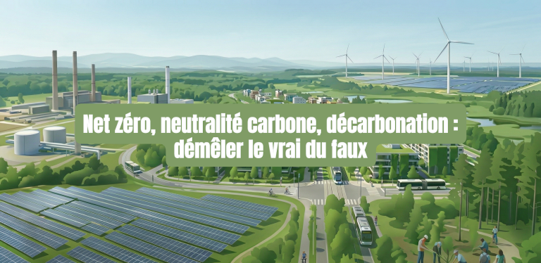 Net zéro, neutralité carbone, décarbonation démêler le vrai du faux